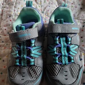 Merrell Kids' Gray and Blue Shoes